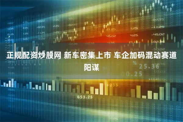 正规配资炒股网 新车密集上市 车企加码混动赛道阳谋